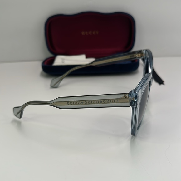💯- New Authentic Gucci™ GG0564S 003 51 - Light-Blue - Picture 7 of 16